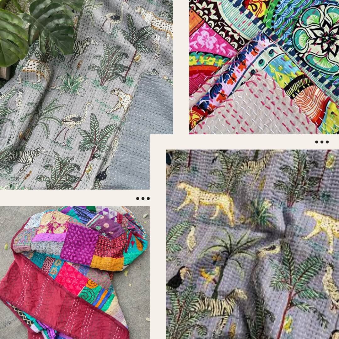 Kantha Quilts